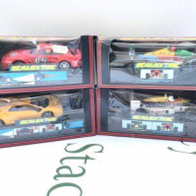 4 X Boxed Scalextric Cars A Porsche 959 #C.449. A Ford Benetton B189 #C.461. A Lamborghini Diablo #C.127 And A Williams Honda FW11 #C.426. No Reserve.