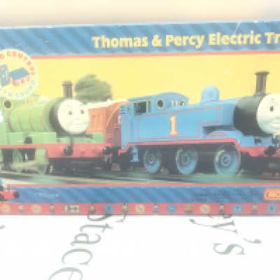 A Boxed Hornby 00 Gauge Thomas And Percy Set. No Track Or Transformer. No Reserve.