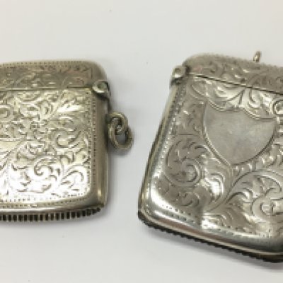 Two silver vestas , postage category A