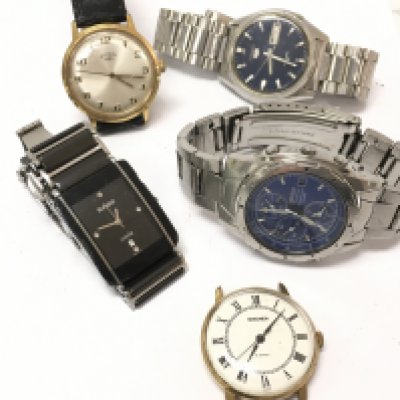A collection of watches including Seiko, Sekonda, Rotary. postage category B