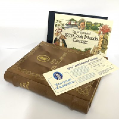 1973 Cook Island coinage. Cased. (A)