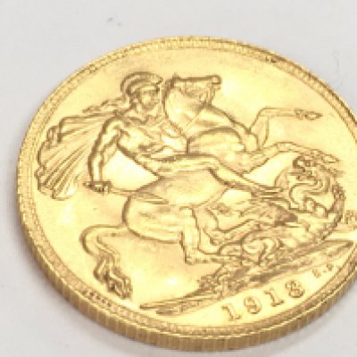 A 1913 full sovereign, postage category A