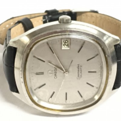 A Mens Omega Seamaster. Seen working. This lot cannot be posted