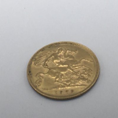 An Edwardian VII gold half sovereign date 1908.