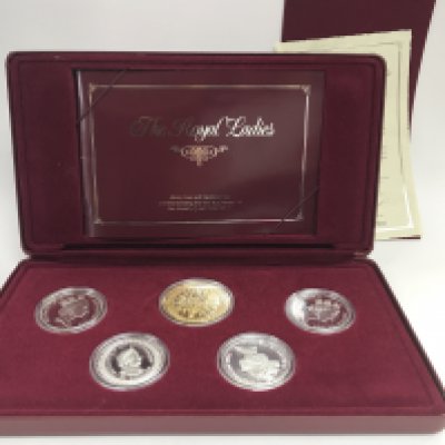 A royal Australian silver proof coin set.
