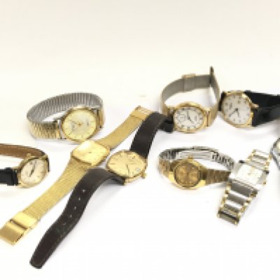 A collection of watches to include Tissot, Seiko, Rotary. This lot cannot be posted