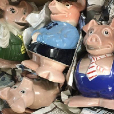 A collection of four Wade NatWest pigs . NO RESERVE