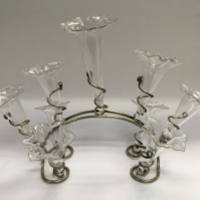 A decorative epergne. Shipping category D.