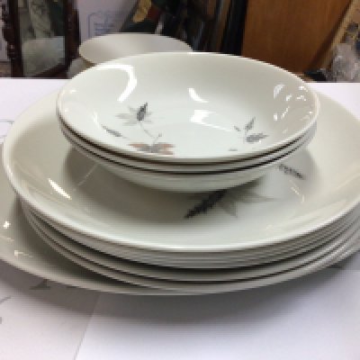 A collection of royal Doulton including a part dinner service set and some portmerion and other ceramics