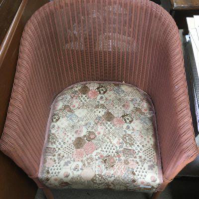 A Lloyd Loom chair , dimensions 54x74cm