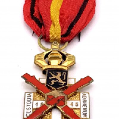 A Belgium Badge of Honor "Custodia ad Rhenum" for the Occupation of the Rhineland 1918-1929 1945 (A)
