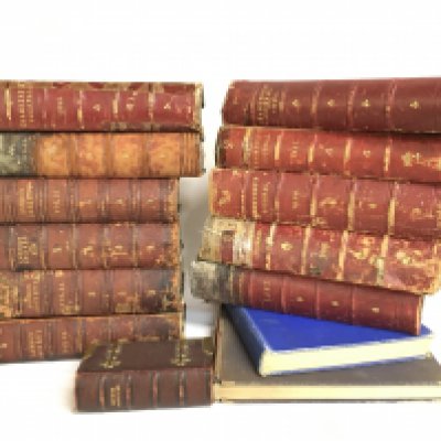 A collection of London Society books, Chambers Journals, leather bound common prayer book, America Marches Past by George Willard Bonte and a Royal Scotland book. This lot cannot be posted. NO RESERVE