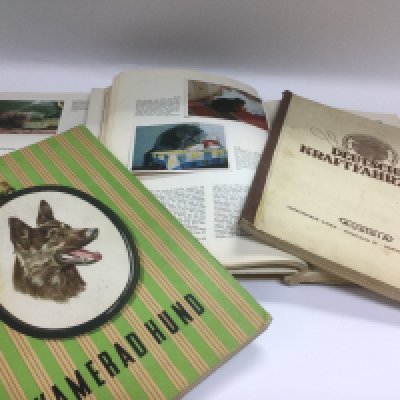 Four Austrian collector's books on various subjects and three Olympics books.