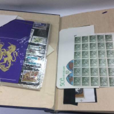 A collection of stamps and first day covers. Shipping category B.