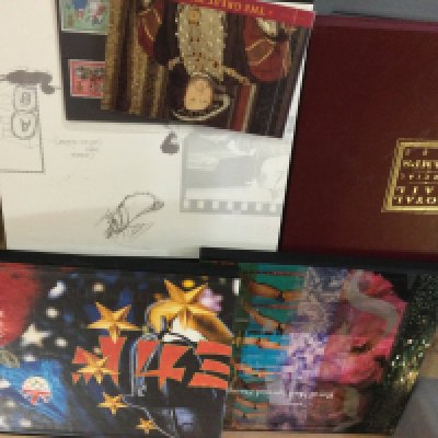 A collection of over 26 Royal Mail year books and year packs .