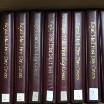 A Collection of first day covers including coin covers Regional 1 and 2 date range 2 July 1973 -April 2000 many with conforming stamp booklets FDC1 mini sheets of unused Pictorial FDCI date range 1979-2007 2008-2014. In two boxes excellent presentation.