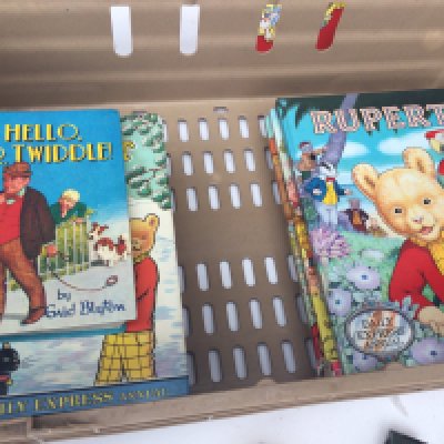 A collection of Rupert Annual and Records.