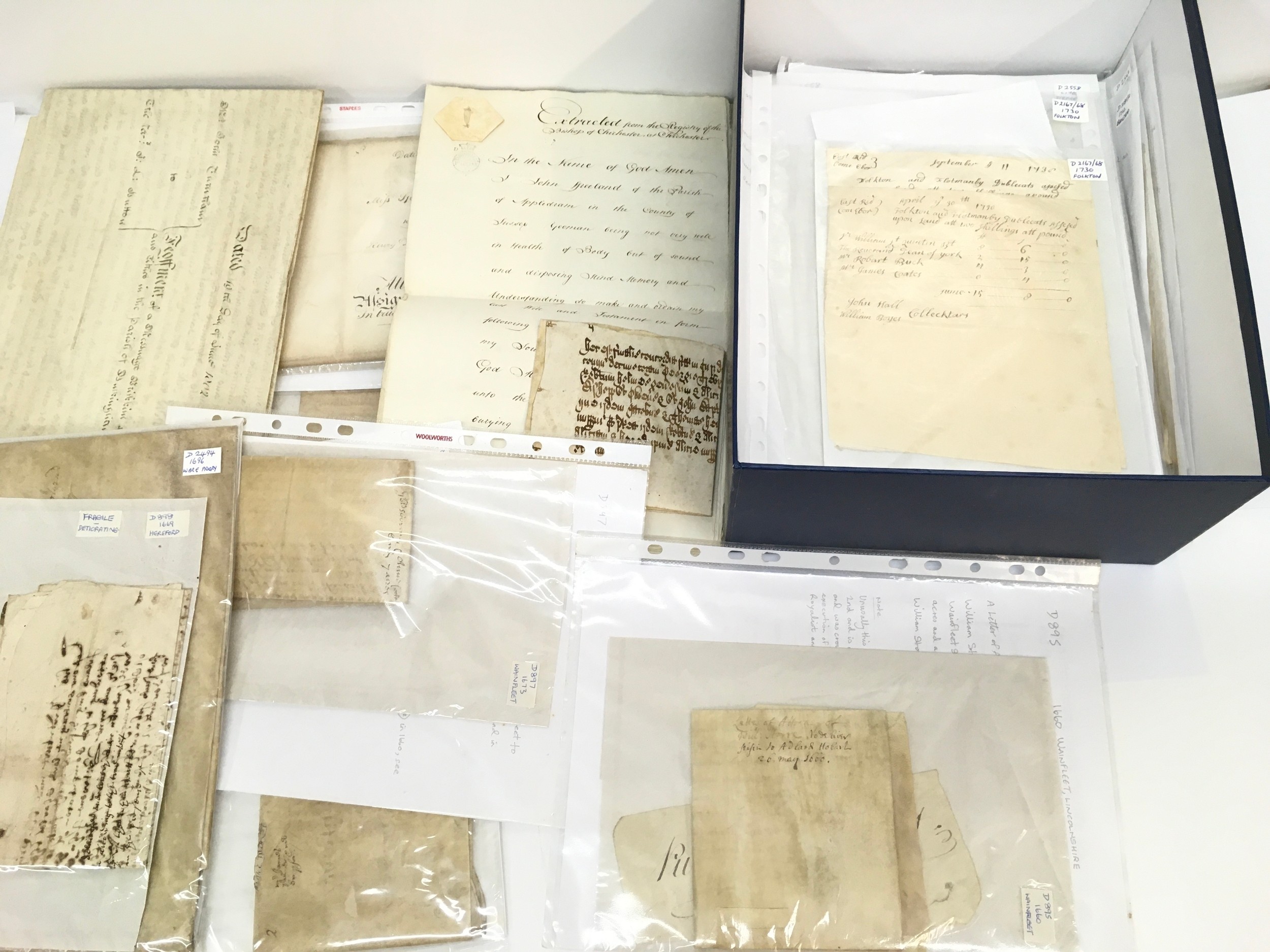 Specialist Manuscripts - catalogue not yet finalised