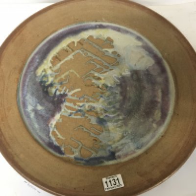 A large contemporary ceramic wall plaque.no obvious damage. 49cm wide. NO RESERVE
