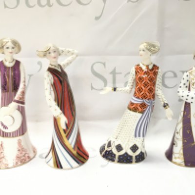 Royal Crown Derby The Classic Collection Porcelain figures including Athena, Penelope, Dione , Persephone. No obvious damage or restoration . This lot cannot be posted