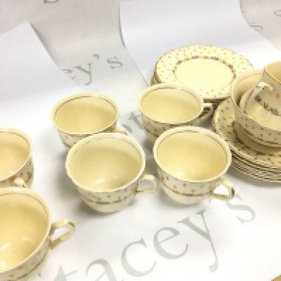 A.J Wilkinson honey glaze cups and saucers , this lot cannot be posted