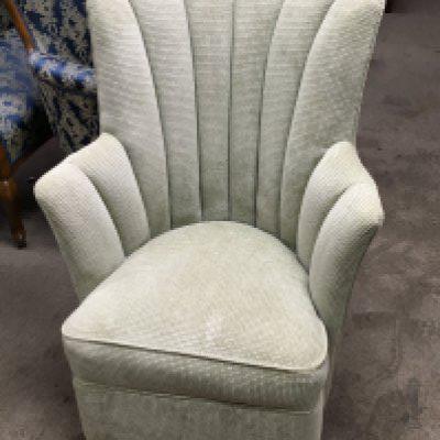 An Art Deco design upholstery chair, dimensions 55x64x86cm