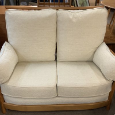 An Ercol elm Renaissance 2 seater sofa, design 24112.