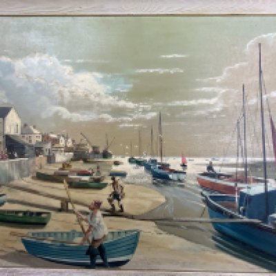 A large collection of various pictures. Including Silks, Watercolours, oils etc..