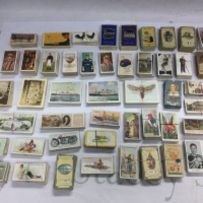 A collection of cigarette card sets including examples by Wills, Ogdens, Players and others. Shipping category B.