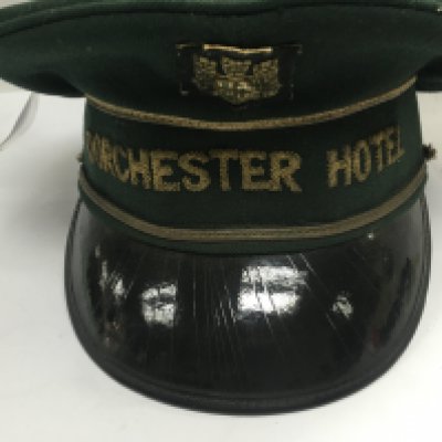 A original Dorchester porter's hat .