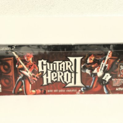 A boxed Guitar Hero II by Activision for PlayStation 2.