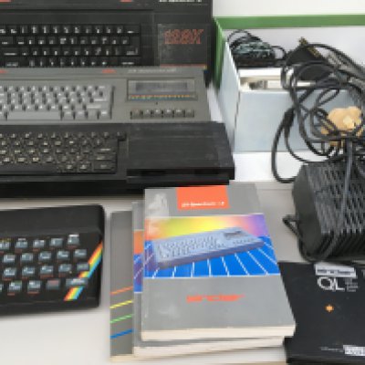 A collection of Sinclair computers including a ZX SPECTRUM &hellip;ZX SPECTRUM +2&hellip;ZX SPECTRUM +3 and a Sinclair QL. Also includes assorted accessories. No reserve