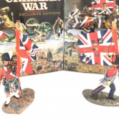 2 X Boxed King And Country Crimean Figures. Cold stream Guards and 93rd Highlander.