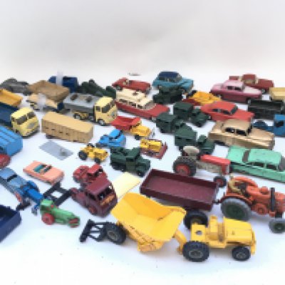 A Collection of Playworn Diecast Including Matchbox. Dinky And Corgi.