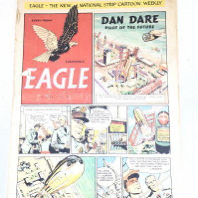 A 14th Of April 1950 Eagle Comic Number 1. Comic Shows Signs Of Wear. No Reserve.