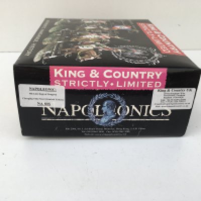 An extremely rare King and Country Minature military model in the Napoleonic series featuring NA80S 4th line Regt of Dragoon. Charging with pistol. Strictly limited piece. No reserve