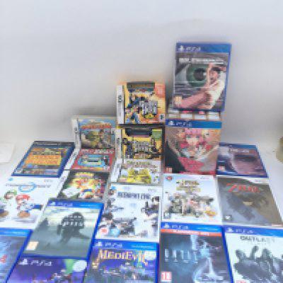 A Collection of Playstaion and Nintendo Games.