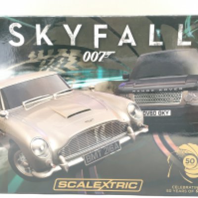 A Boxed Scalextric Skyfall Set.