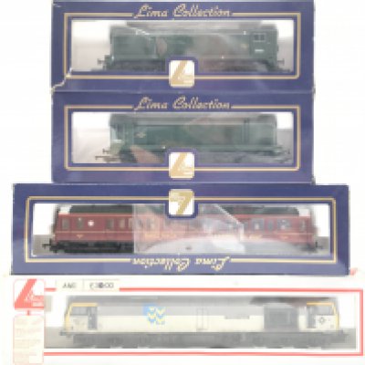 4 X Boxed Lima 00 Gauge Locomotives. All Diesel. No Reserve.