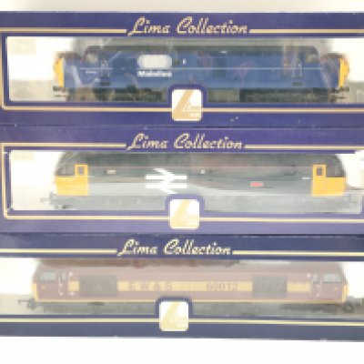 3 Boxed Lima 00 Gauge Locomotives.all Diesel. No Reserve.