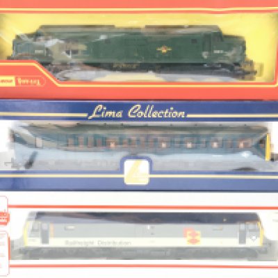3 Boxed 00 Gauge Locomotives.including Llima And Hornby.