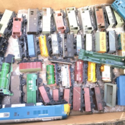 A Boxed Containing 00 Gauge Wagons etc. No Reserve.