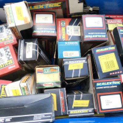 A Box Containing Empty Scalextric Boxes.