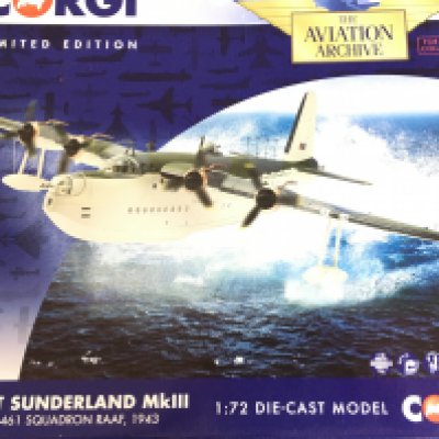 A Boxed Corgi Aviation Archive Short Sunderland MKIII 1:72 Scale. No Reserve.