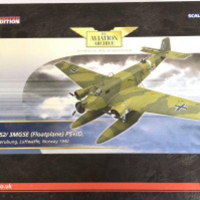A Boxed Corgi Aviation Archive Junkers JU52/3MG5E Floatplane. #AA36901 1/72 Scale. No Reserve.