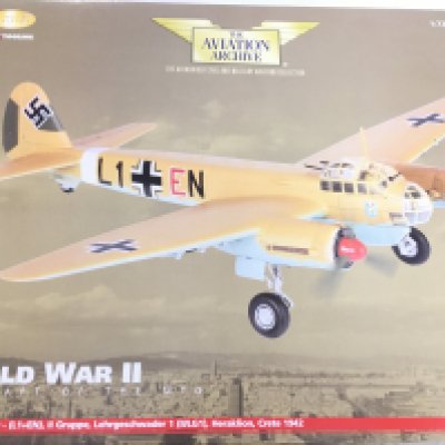 2 Boxed Corgi Aviation Archive Aircraft. Both Junkers JU88A #s AA36702 And AA36701.