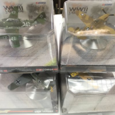 4 Boxed Corgi Aviation Archive WW2 legends Models. (4).