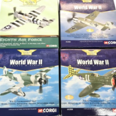 4 X Boxed Corgi Aviation Archive Diecast Models. All 1/72 Scale. (1 Has Stand Missing) No Reserve. (4).