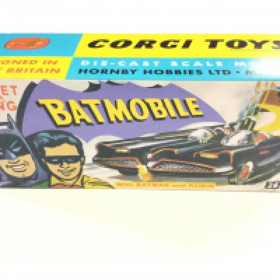 A Boxed Corgi Model Club Batmobile Gloss Version #267.