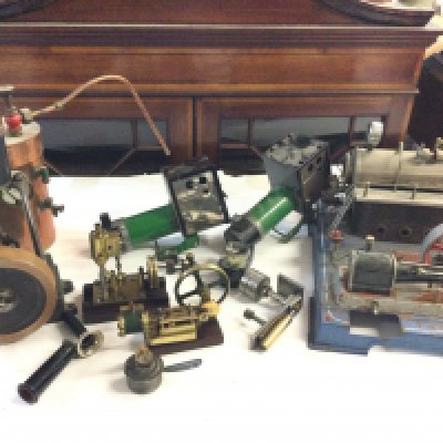 A Collection Of Steam Engine Parts. Ideal For Spares And Repairs.